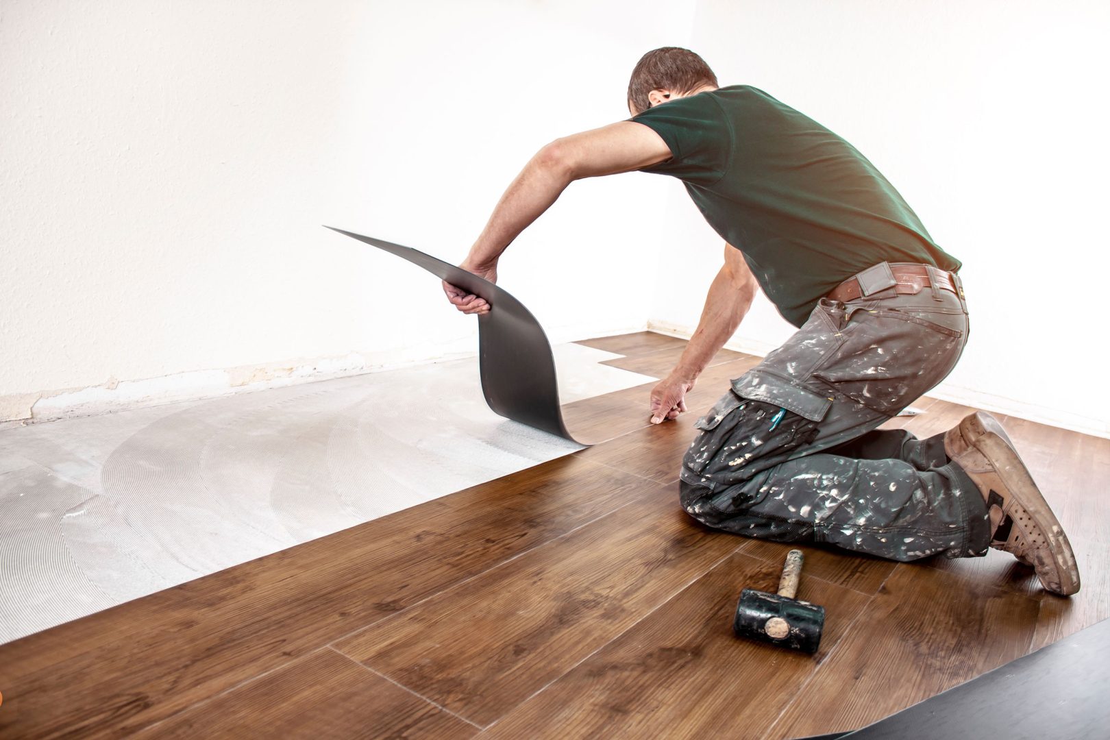 Laminatverlegung